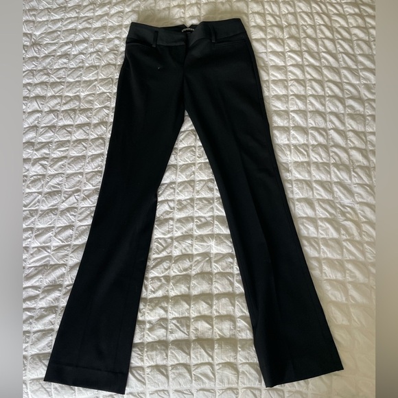 Express The Columnist Black Trousers - Picture 2 of 10